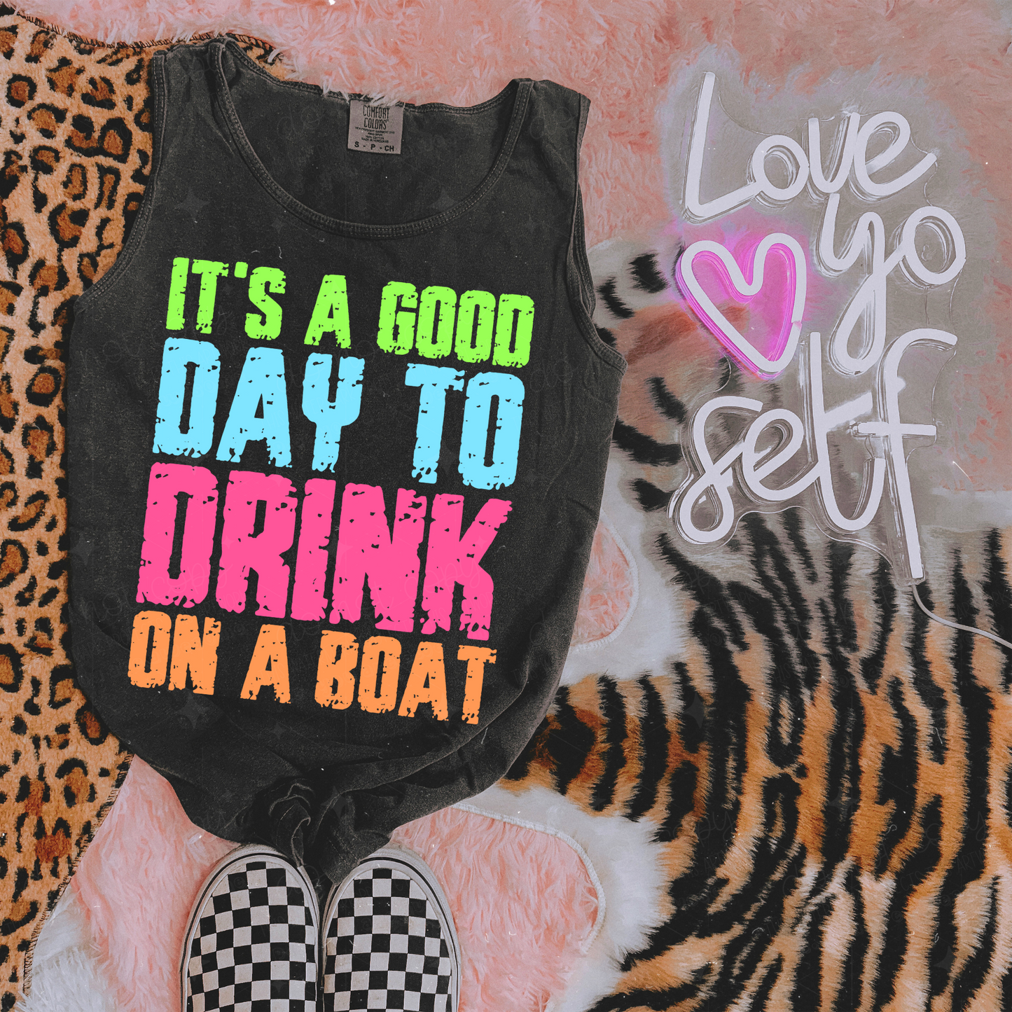 It's a good day to drink on a boat